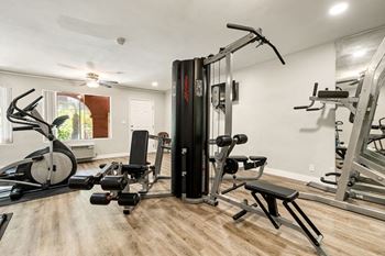 Modern fitness studio